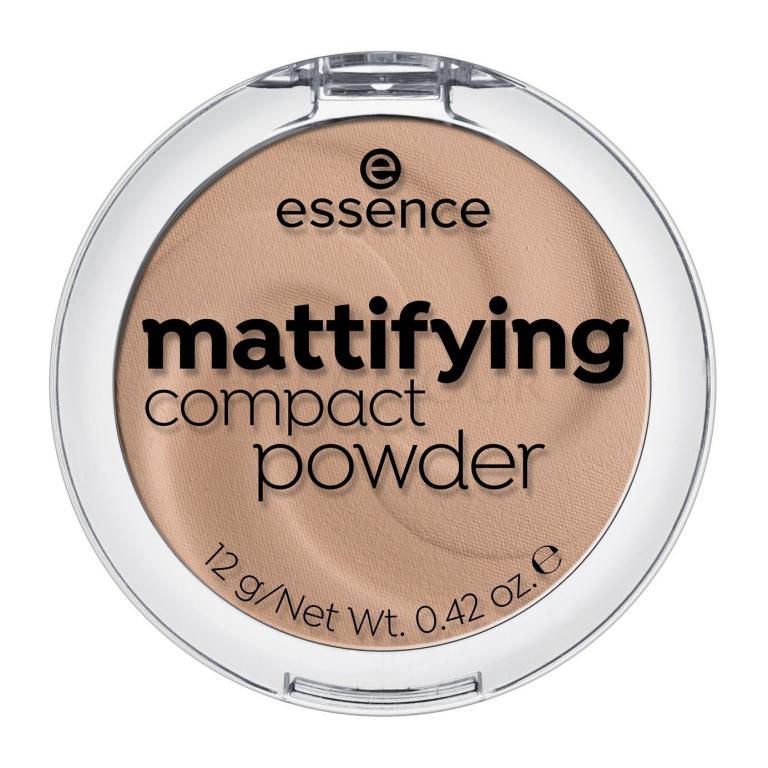 Essence Mattifying Compact Powder Puder dla kobiet 12 g Odcień 02 Soft Beige