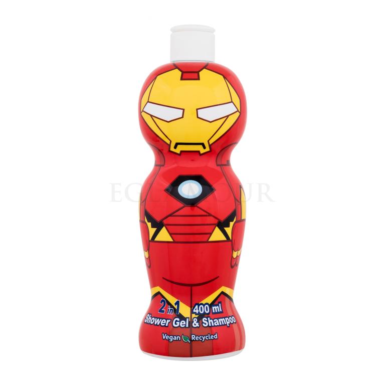 Marvel Avengers Iron Man 2in1 Shower Gel &amp; Shampoo Żel pod prysznic dla dzieci 400 ml