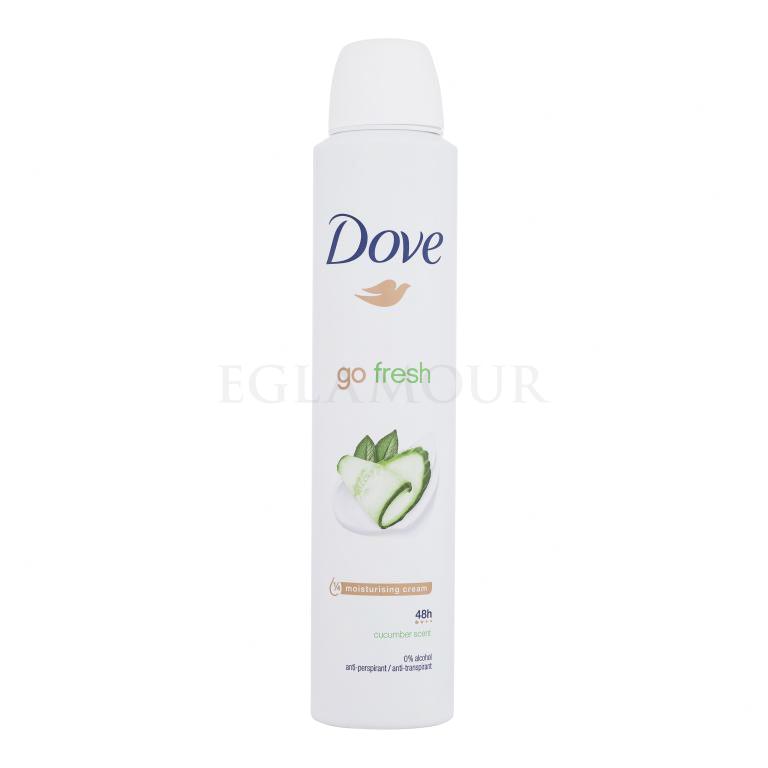 Dove Go Fresh Cucumber &amp; Green Tea 48h Antyperspirant dla kobiet 200 ml