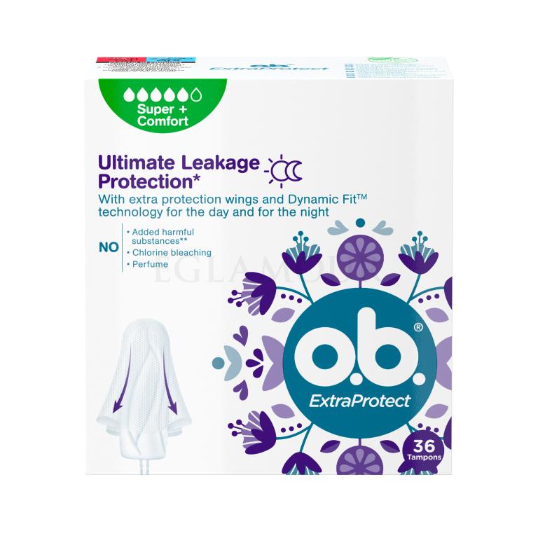 o.b. ExtraProtect Super Plus Tampon dla kobiet Zestaw