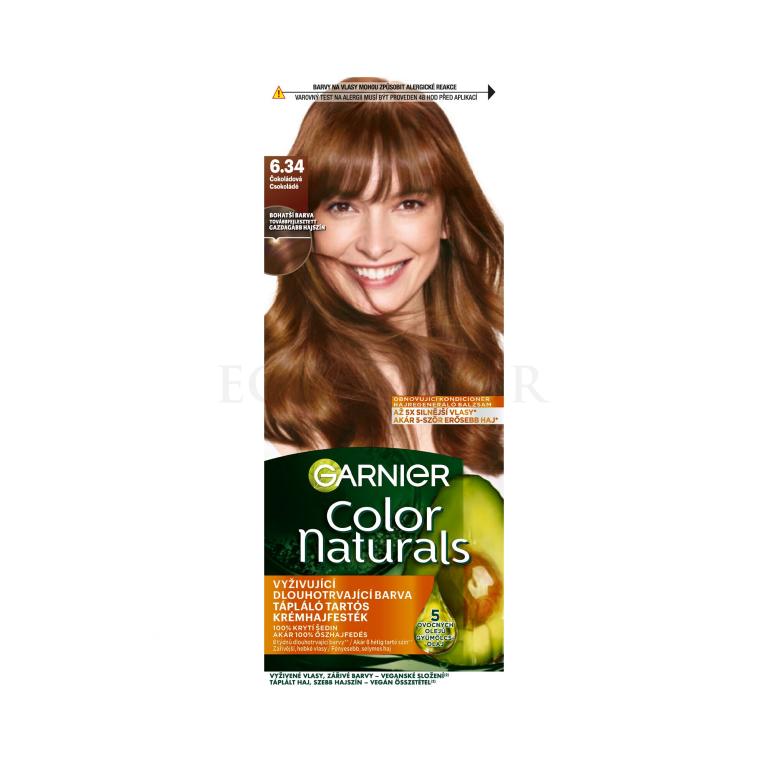 Garnier Color Naturals Farba do włosów dla kobiet 40 ml Odcień 6.34 Chocolate