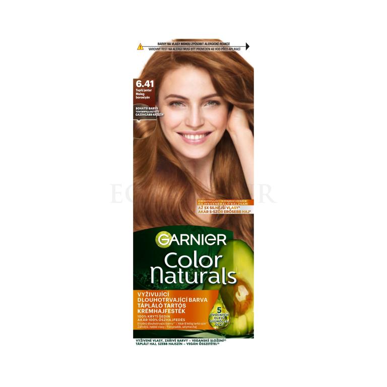 Garnier Color Naturals Farba do włosów dla kobiet 40 ml Odcień 6.41 Sweet Amber