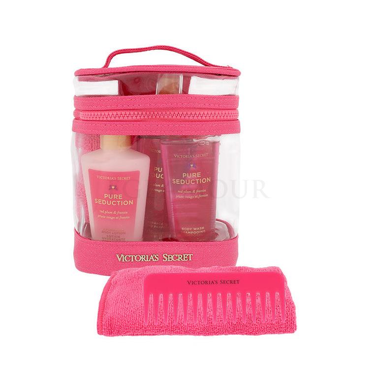 Victoria´s Secret Pure Seduction Zestaw 60ml Nourishing Body Spray + 60ml Body Lotion + 60ml Shower Gel + Comb + Towel + Cosmetic Bag