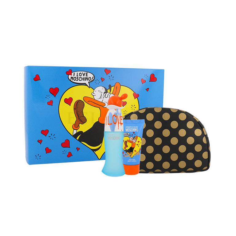 Moschino Cheap And Chic I Love Love Zestaw Edt 50ml + Balsam 50ml + Cosmetic Bag