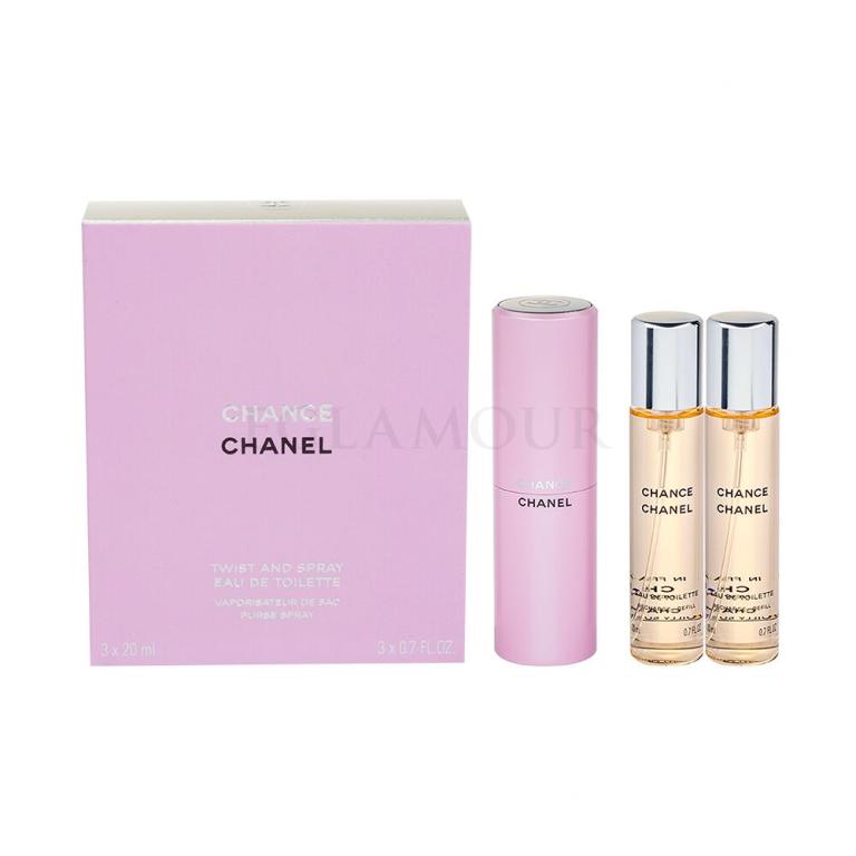 Chanel Chance Woda toaletowa dla kobiet Twist and Spray 3x20 ml
