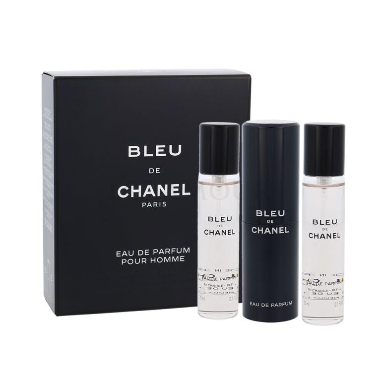 Chanel Bleu de Chanel Woda perfumowana dla mężczyzn Twist and Spray 3x20 ml