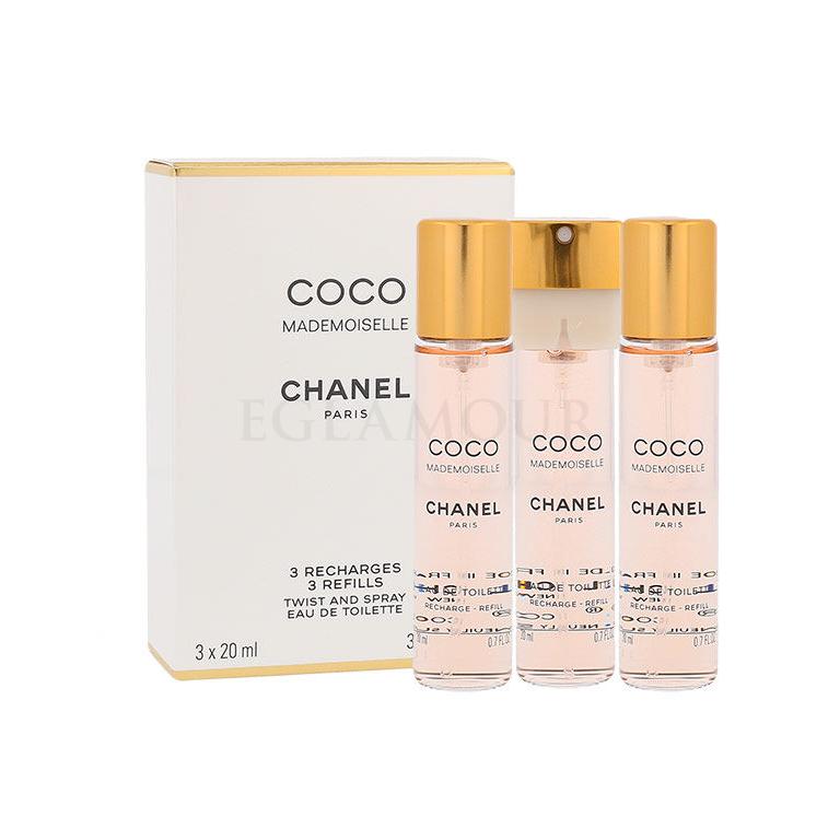 Chanel Coco Mademoiselle Woda toaletowa dla kobiet Napełnienie 3x20 ml