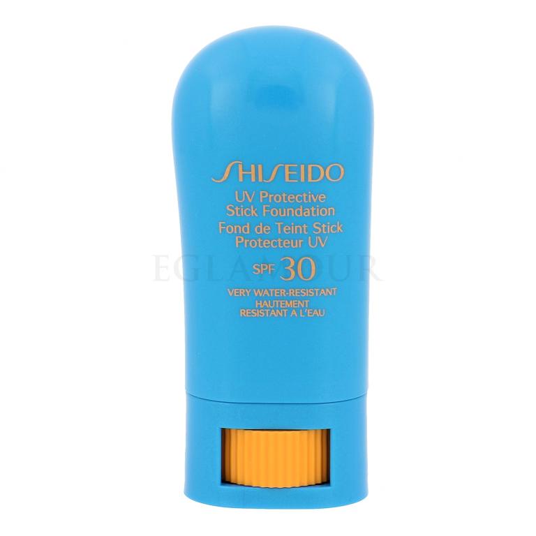 Shiseido Sun Protection Stick SPF30 Podkład dla kobiet 9 g Odcień Ochre tester