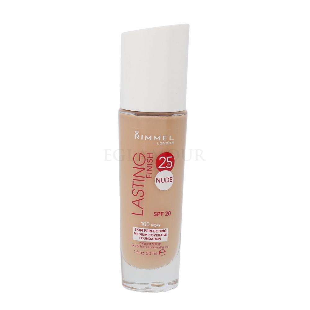 Rimmel London Lasting Finish h Nude Foundation hr Nude SPF Podkład dla kobiet ml Odcień