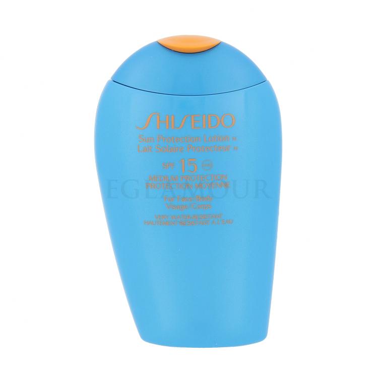 Shiseido 15 Sun Protection Lotion SPF 15 Preparat do opalania ciała dla kobiet 150 ml