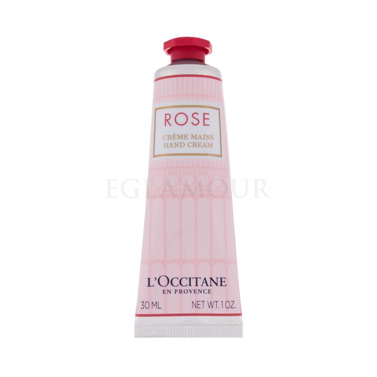 L&#039;Occitane Rose Hand Cream Krem do rąk dla kobiet 30 ml