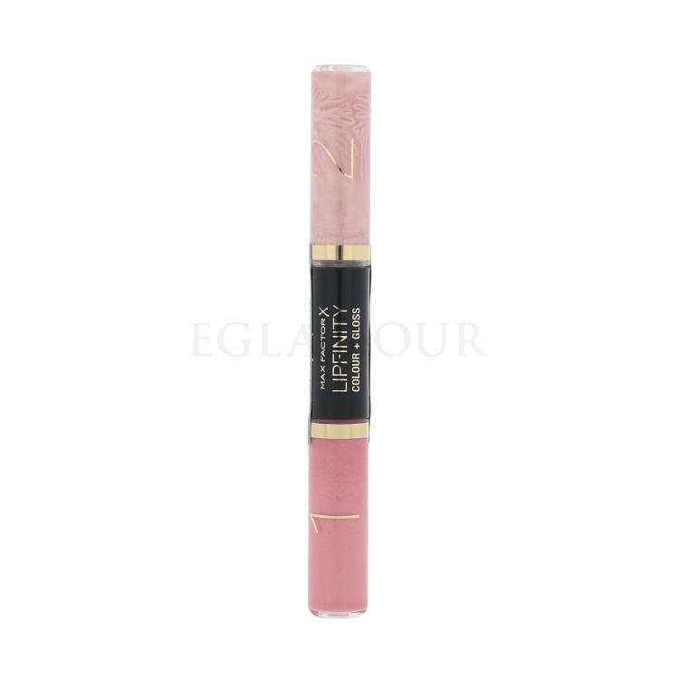 Max Factor Lipfinity Colour + Gloss Pomadka dla kobiet 2x3 ml Odcień 500 Shimmering Ping