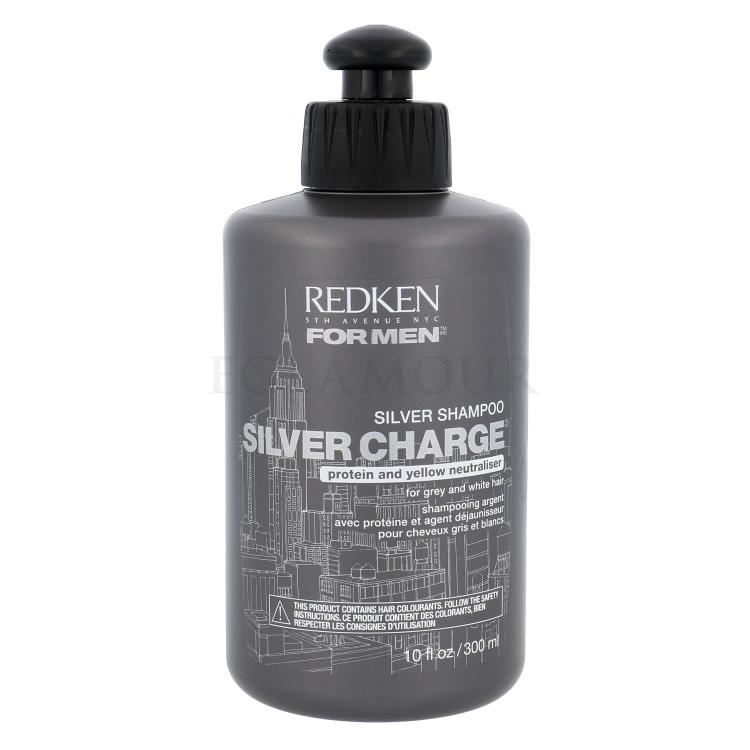 Redken For Men Silver Charge Szampon do włosów dla mężczyzn 300 ml