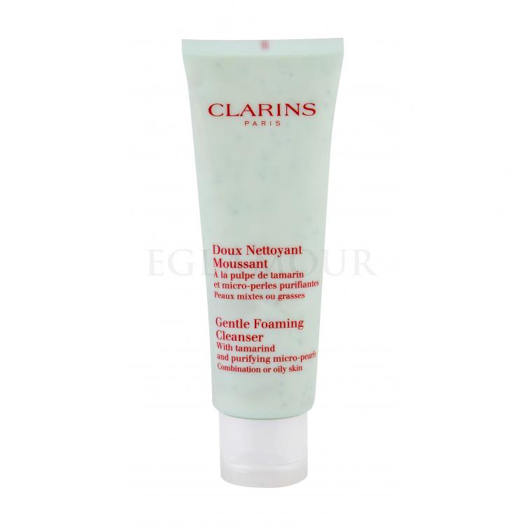 Clarins Gentle Foaming Cleanser Oily Skin Pianka oczyszczająca dla kobiet 125 ml