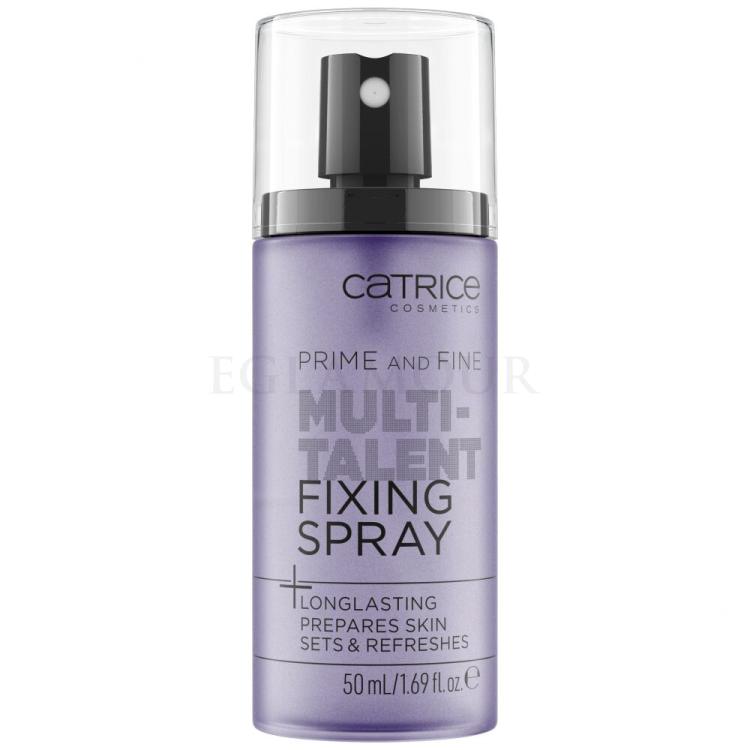 Catrice Prime And Fine Multitalent Fixing Spray Utrwalacz makijażu dla kobiet 50 ml