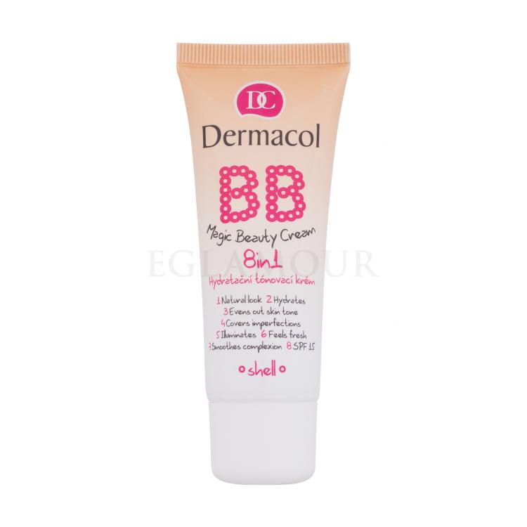 Dermacol BB Magic Beauty Cream SPF15 Krem BB dla kobiet 30 ml Odcień Shell