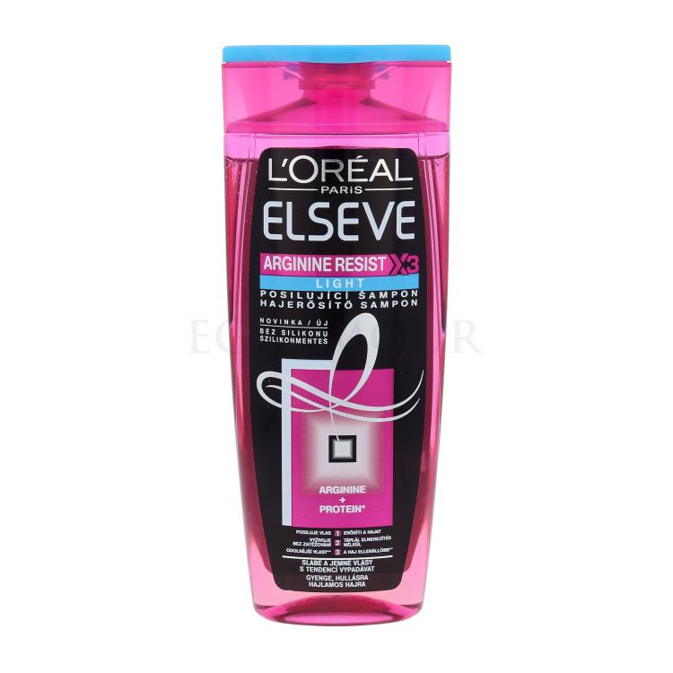 L&#039;Oréal Paris Elseve Arginine Resist X3 Light Shampoo Szampon do włosów dla kobiet 250 ml