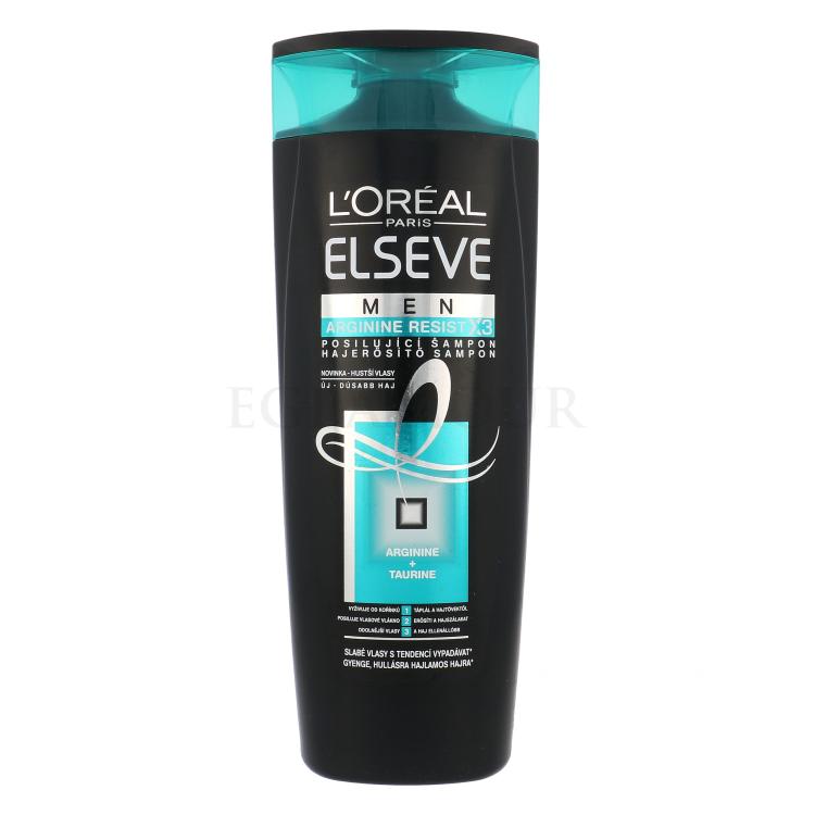 L&#039;Oréal Paris Elseve Men Arginine Resist X3 Szampon do włosów dla mężczyzn 400 ml
