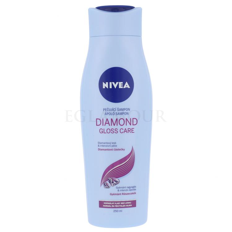 Nivea Diamond Gloss Care Szampon do włosów dla kobiet 250 ml