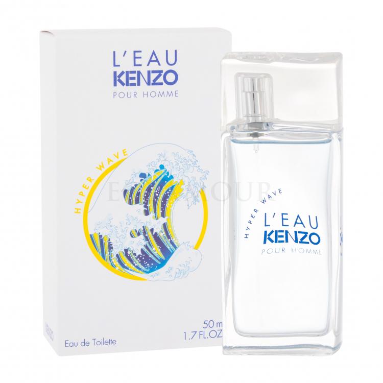 KENZO L´Eau Kenzo Pour Homme Hyper Wave Woda toaletowa dla mężczyzn 50 ml