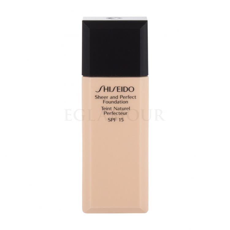 Shiseido Sheer and Perfect SPF15 Podkład dla kobiet 30 ml Odcień B60 Natural Deep Beige