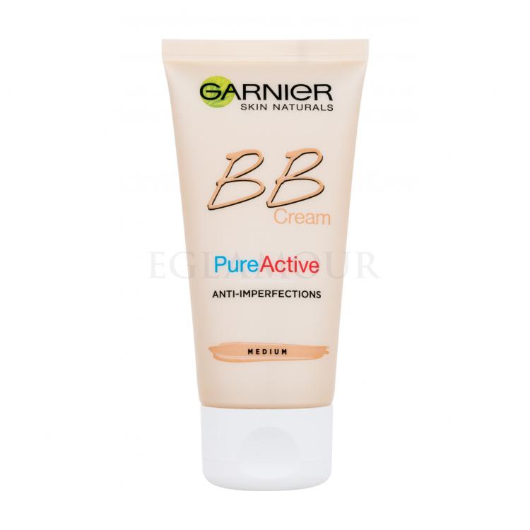 Garnier Skin Naturals Pure Active Krem BB dla kobiet 50 ml Odcień Medium