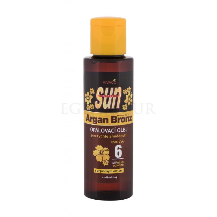 Vivaco Sun Argan Bronz Oil Tanning Oil SPF6 Preparat do opalania ciała 100 ml