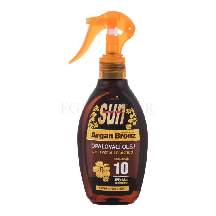 Vivaco Sun Argan Bronz Oil Tanning Oil SPF10 Preparat do opalania ciała 200 ml