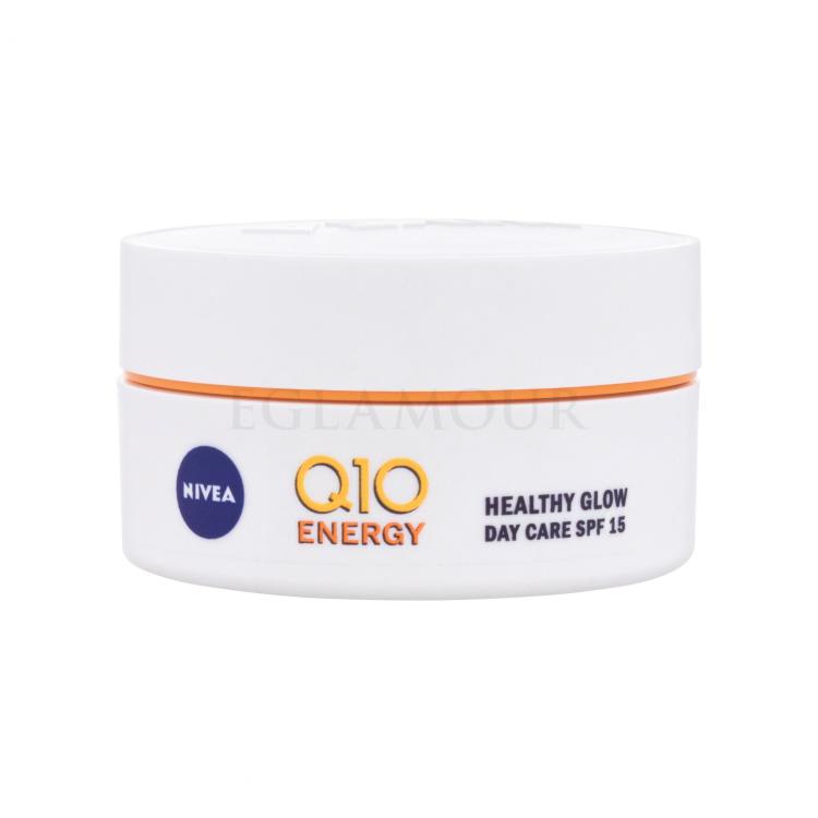 Nivea Q10 Energy Healthy Glow Day Care SPF15 Krem do twarzy na dzień dla kobiet 50 ml Uszkodzone pudełko