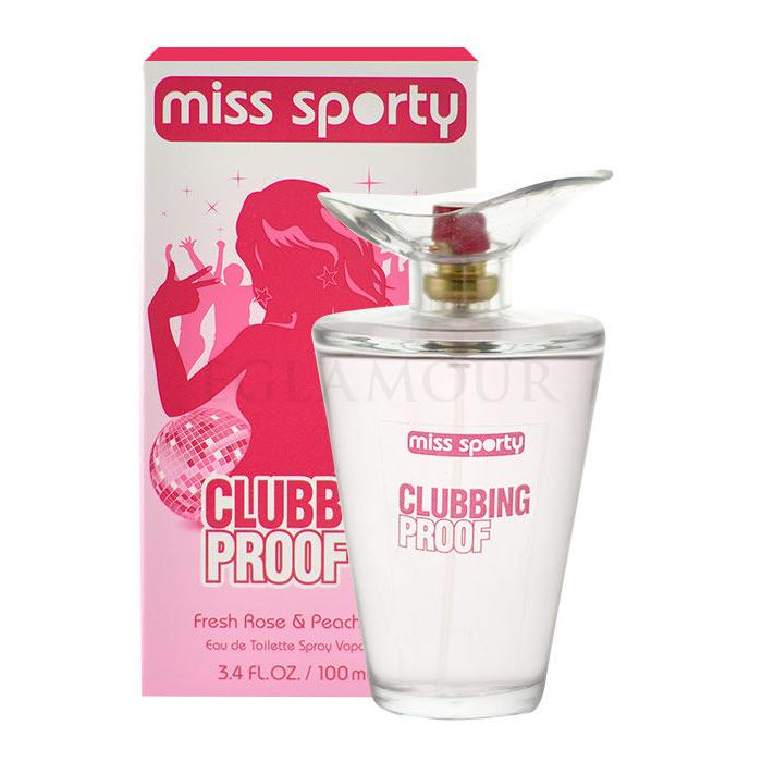 Miss Sporty Clubbing Proof Woda toaletowa dla kobiet 100 ml Uszkodzone pudełko