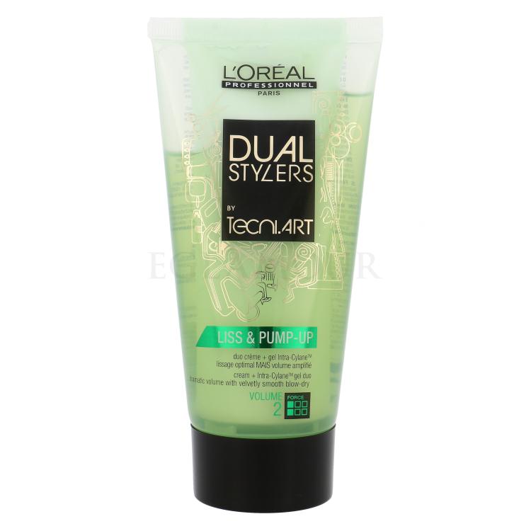 L&#039;Oréal Professionnel Dual Stylers Liss &amp; Pump-Up Żel do włosów dla kobiet 150 ml