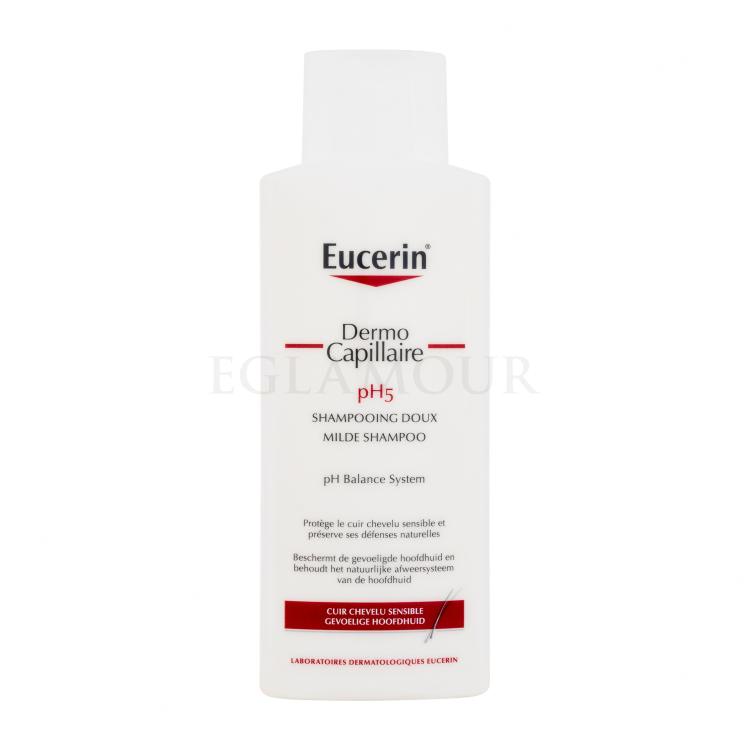 Eucerin DermoCapillaire pH5 Mild Shampoo Szampon do włosów dla kobiet 250 ml