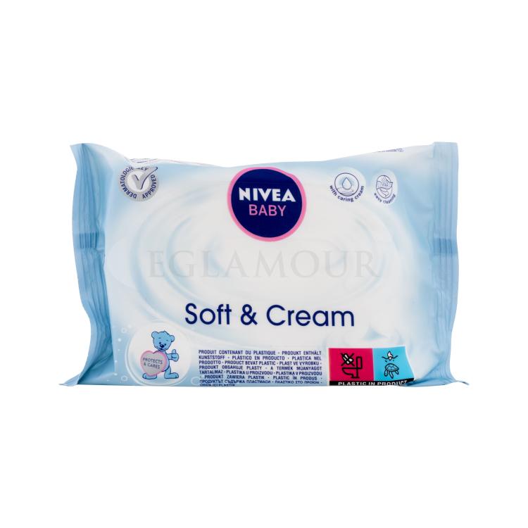 Nivea Baby Soft &amp; Cream Chusteczki oczyszczające dla dzieci 20 szt