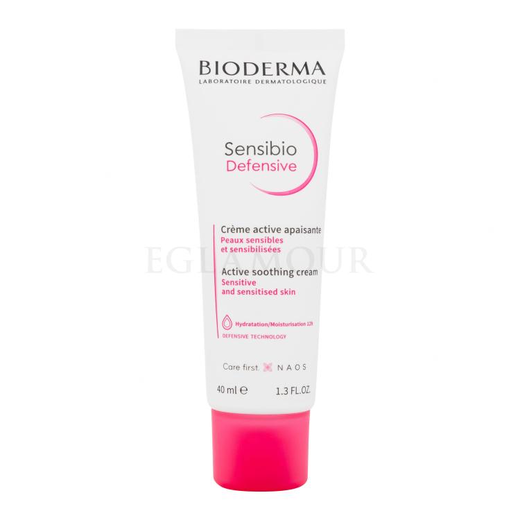 BIODERMA Sensibio Defensive Active Soothing Cream Krem do twarzy na dzień dla kobiet 40 ml