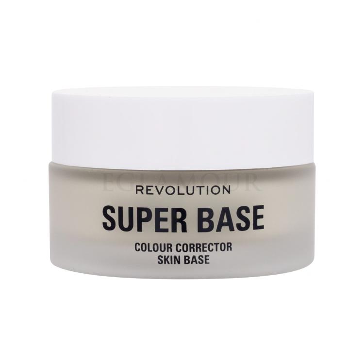 Makeup Revolution London Superbase Green Colour Corrector Skin Base Baza pod makijaż dla kobiet 25 ml