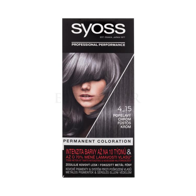 Syoss Permanent Coloration Farba do włosów dla kobiet 50 ml Odcień 4-15 Dusty Chrome