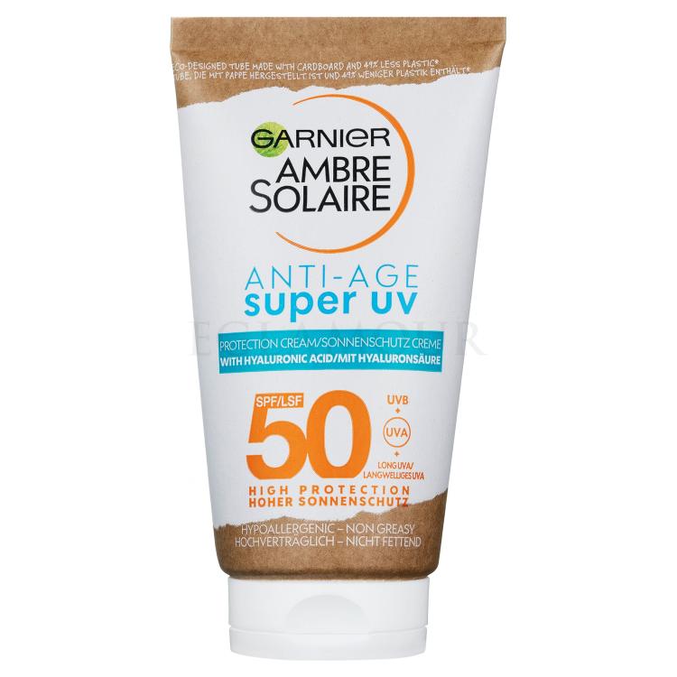 Garnier Ambre Solaire Super UV Anti-Age Protection Cream SPF50 Preparat do opalania twarzy 50 ml