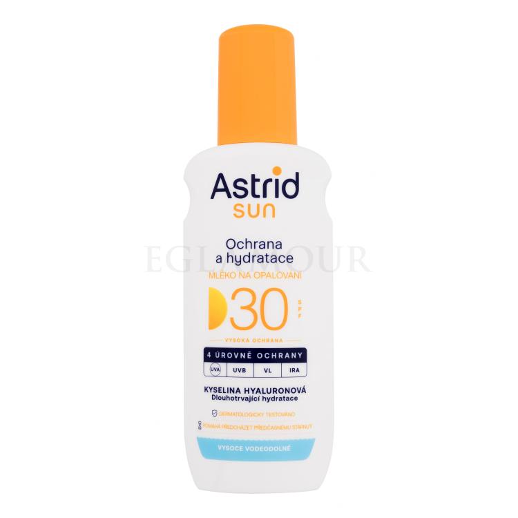 Astrid Sun Moisturizing Suncare Milk Spray SPF30 Preparat do opalania ciała 200 ml
