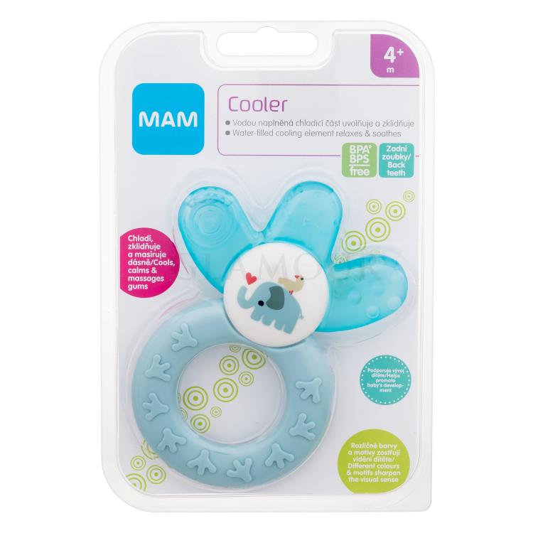 MAM Cooler Teether 4m+ Turquoise Zabawka dla dzieci 1 szt