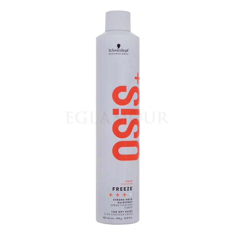 Schwarzkopf Professional Osis+ Freeze Strong Hold Hairspray Lakier do włosów dla kobiet 500 ml