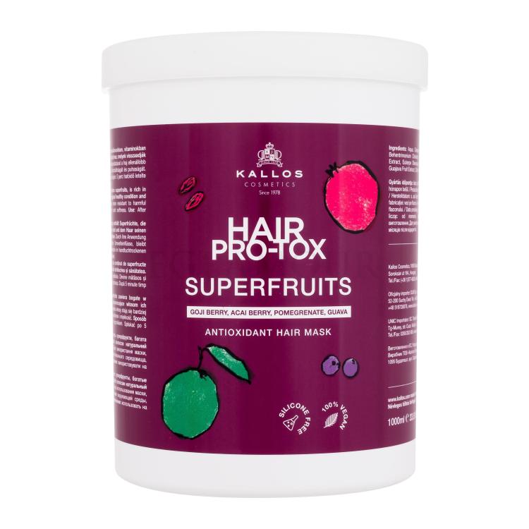 Kallos Cosmetics Hair Pro-Tox Superfruits Antioxidant Hair Mask Maska do włosów dla kobiet 1000 ml