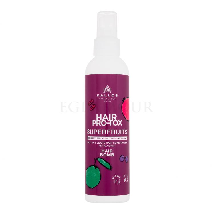 Kallos Cosmetics Hair Pro-Tox Superfruits Hair Bomb Odżywka dla kobiet 200 ml