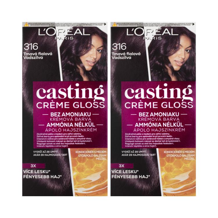 Zestaw Farba do włosów L&#039;Oréal Paris Casting Creme Gloss