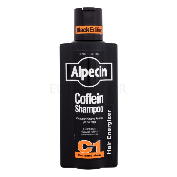 Alpecin Coffein Shampoo C1 Black Edition Szampon do włosów dla mężczyzn 375 ml