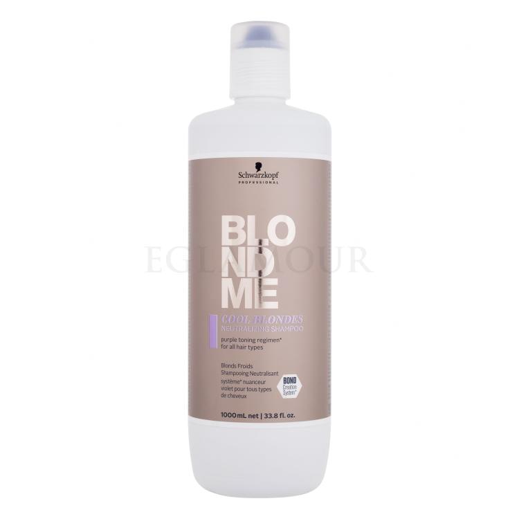 Schwarzkopf Professional Blond Me Cool Blondes Neutralizing Shampoo Szampon do włosów dla kobiet 1000 ml