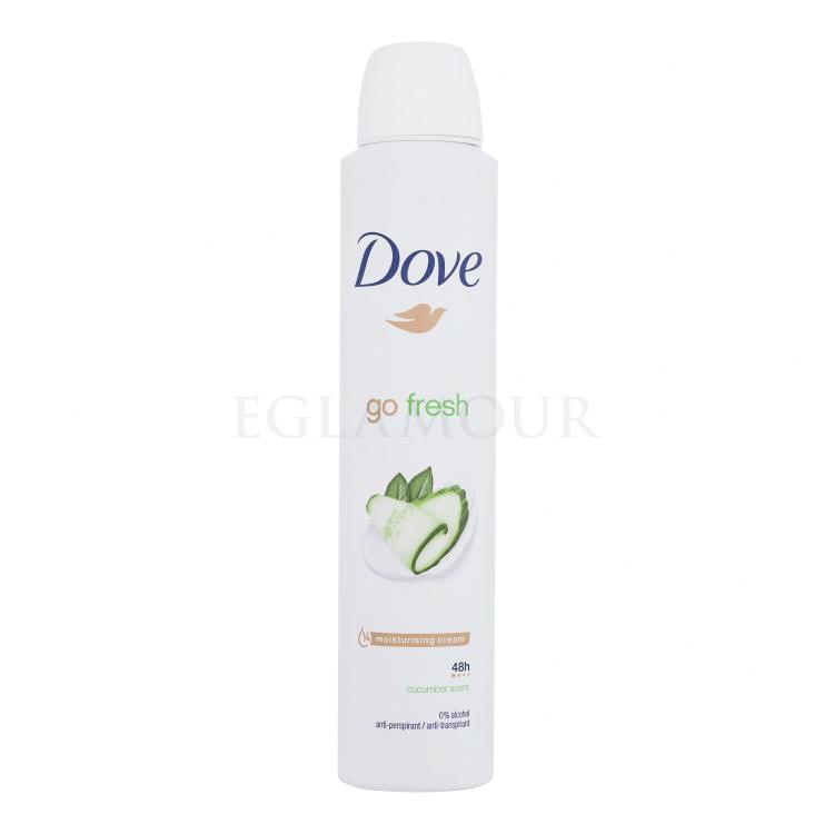 Dove Go Fresh Cucumber &amp; Green Tea 48h Antyperspirant dla kobiet 200 ml