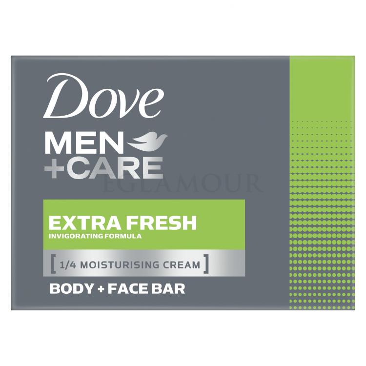Dove Men + Care Extra Fresh Body + Face Bar Mydło w kostce dla mężczyzn 90 g