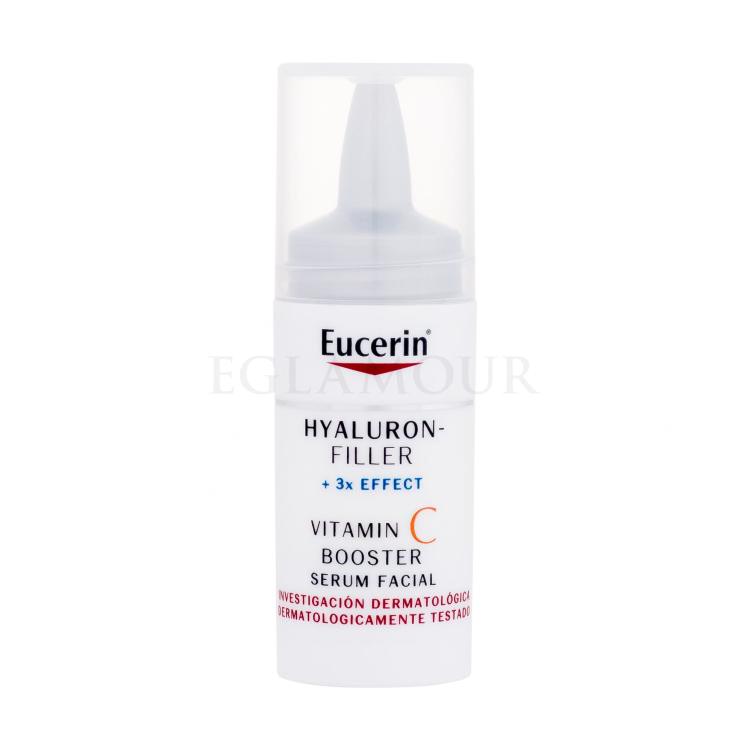 Eucerin Hyaluron-Filler + 3x Effect Vitamin C Booster Serum do twarzy dla kobiet 8 ml Uszkodzone pudełko