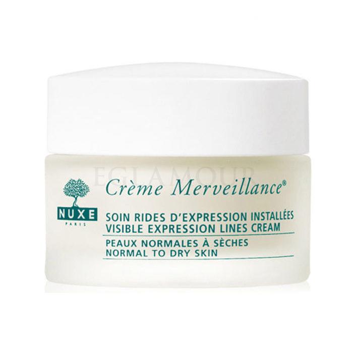 NUXE Merveillance Visible Lines Cream Krem do twarzy na dzień dla kobiet 50 ml Uszkodzone pudełko