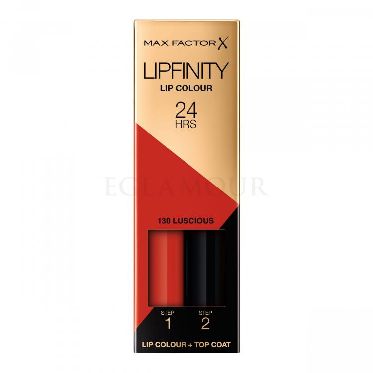 Max Factor Lipfinity 24HRS Lip Colour Pomadka dla kobiet 4,2 g Odcień 130 Luscious